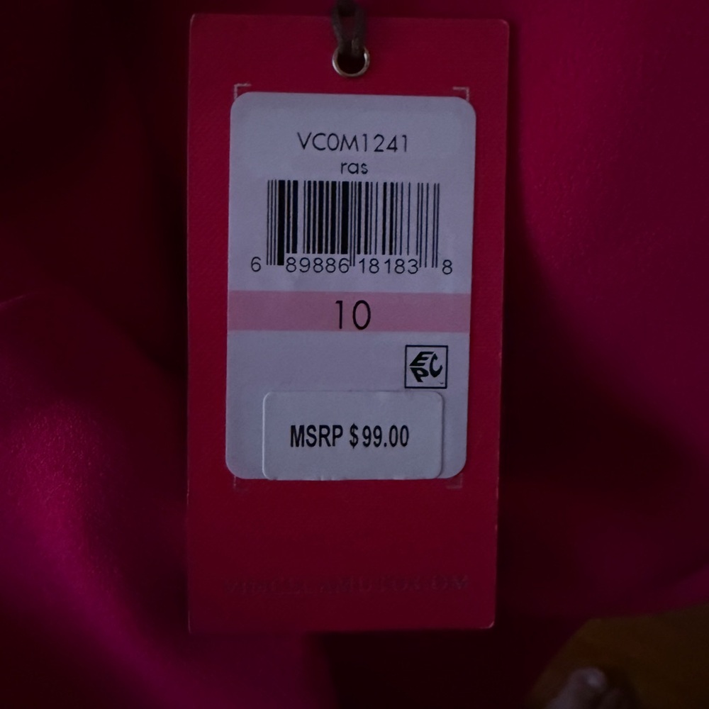 NWT Vince Camuto Pink Sleeveless Dress - Picture 9 of 9